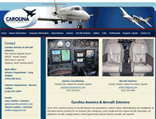 Tablet Screenshot of carolinaavionics.com